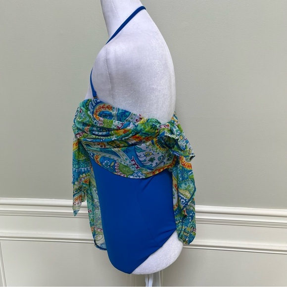 Ralph Lauren Paisley Swimsuit 12 - Picture 5 of 10